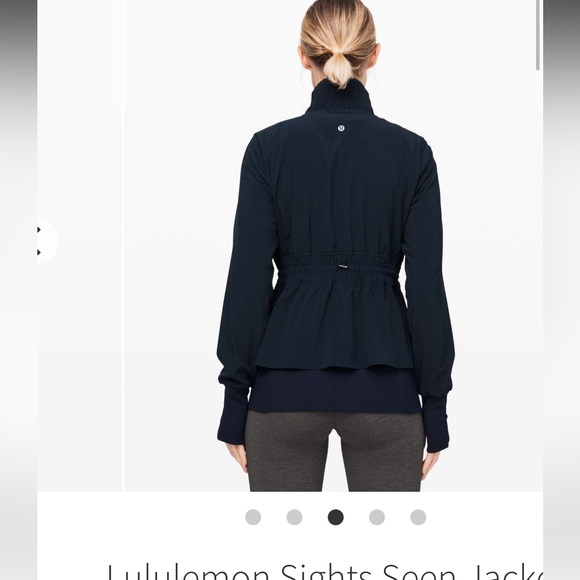Lululemon Sights Seen Jacket. Black,Size 6 - Picture 2 of 5